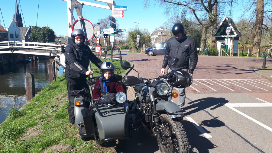 Sidecar tour with my daughter