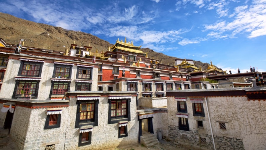Tashi lhunpo monastery in Shigatse