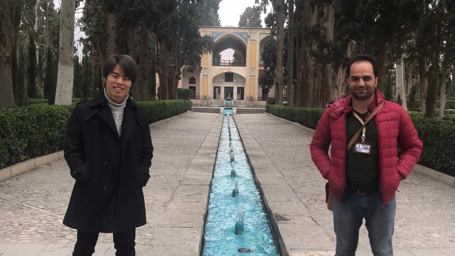 japanese tourist in kashan