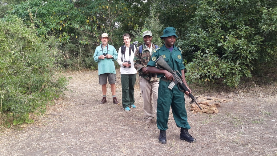 Birding at Liwonde with Samuel