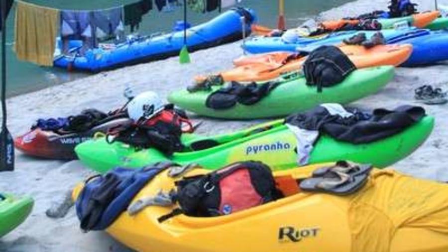 Kayaking in Nepal