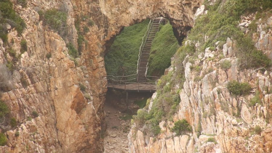 Natural Bridge formed by erosion 