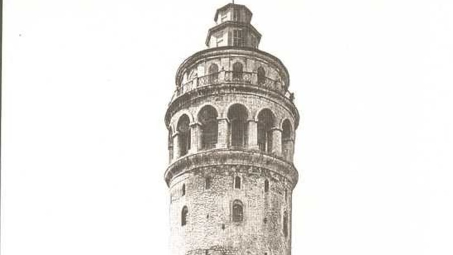 Galata Tower in 19th Century