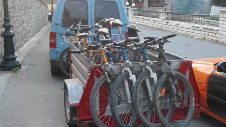 Mountain Biking Pindos Mountains Greece