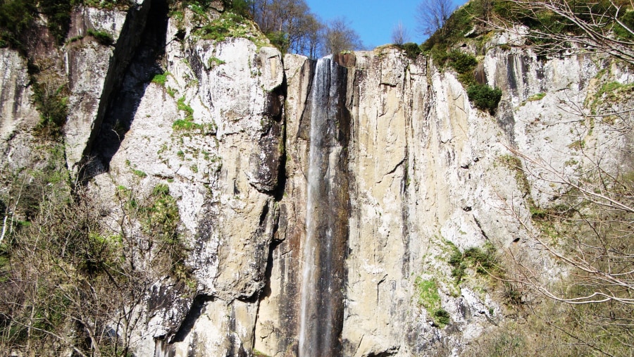 The highest waterfall in Iran