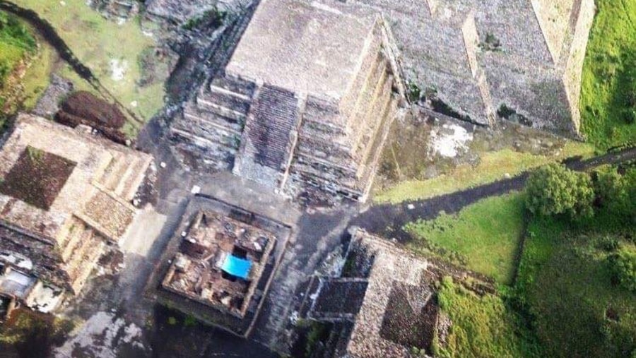 Teotihuacán by hot air ballon 