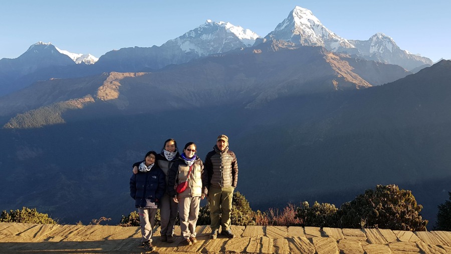 Family Trek in Dec 2017