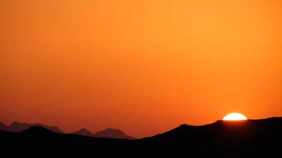 wadi rum sunset 