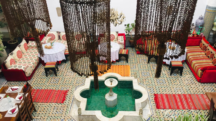 Riad in the Medina of Fez