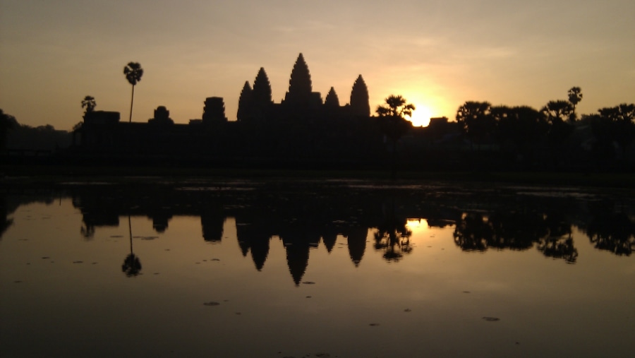 sunrise at Angkor Wat