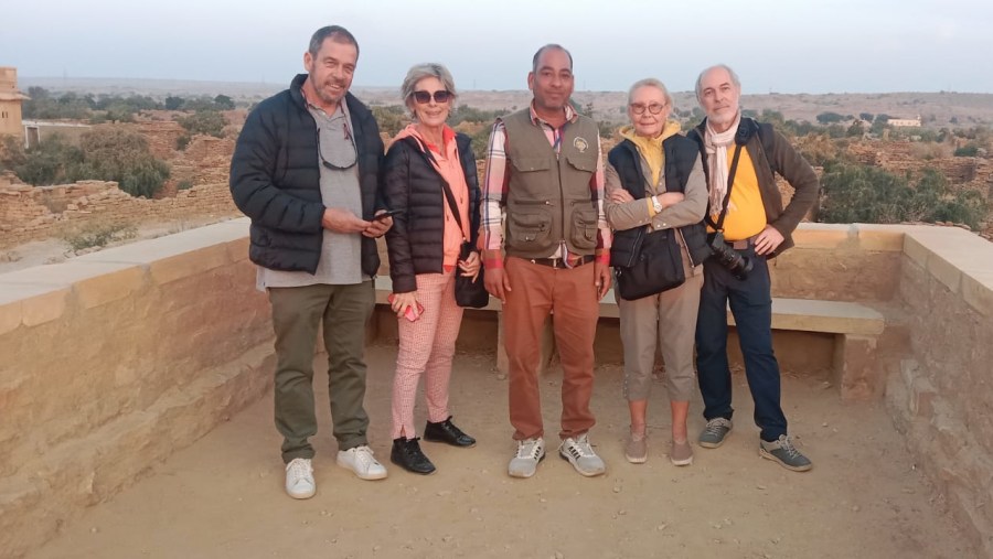 French Tourists at Kuldhara