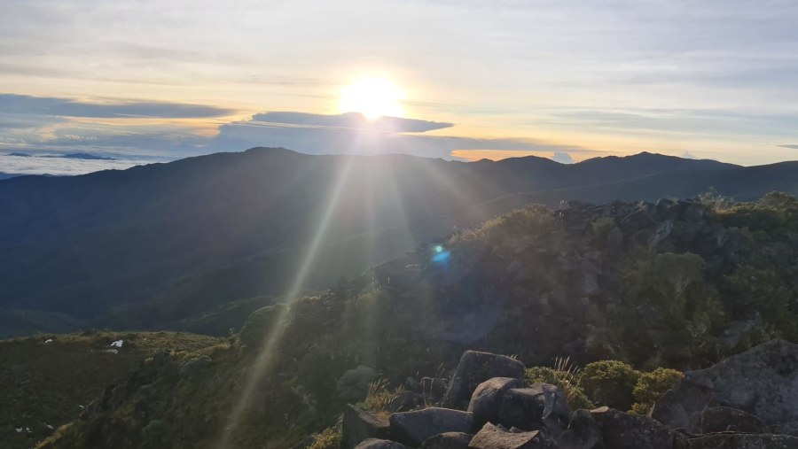 Sunrise at the top of Cerro Urán