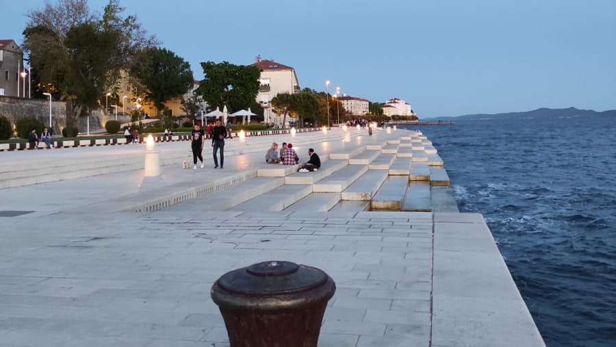 Sea Organ and Greetings to the Sun installations at the waterfront