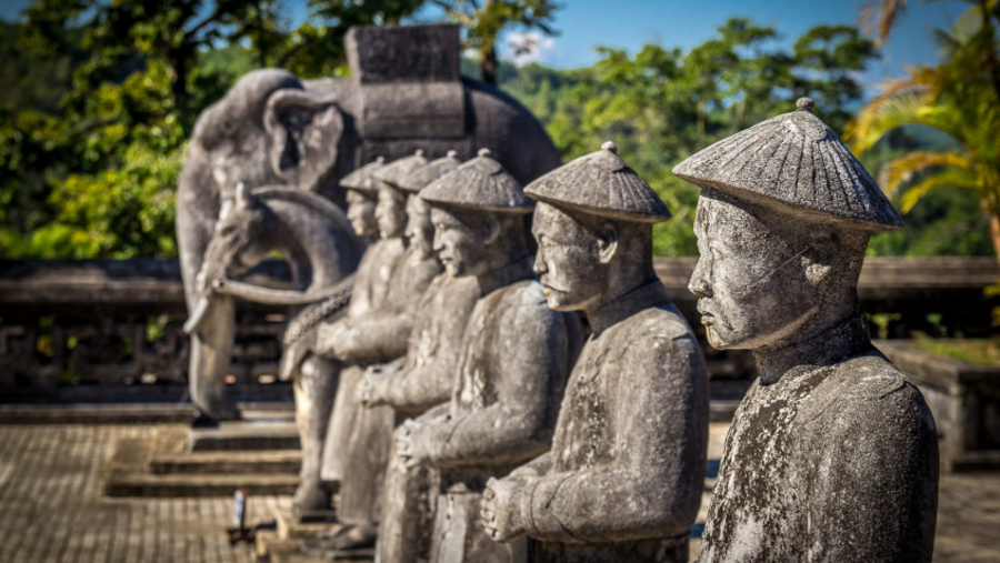 The Guardians in Khai Dinh Tomb