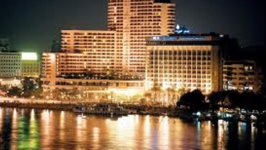 INTERCONTENINTAL SEMRMIS HOTEL - CAIRO . WITH THE MAGICAL NILE RIVER VIEW . 