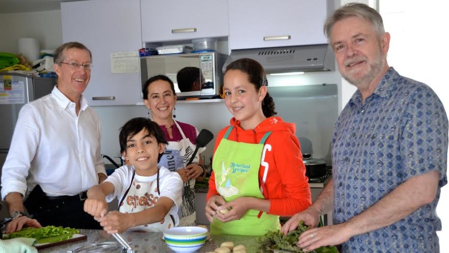 Cooking class with Montessori teachers