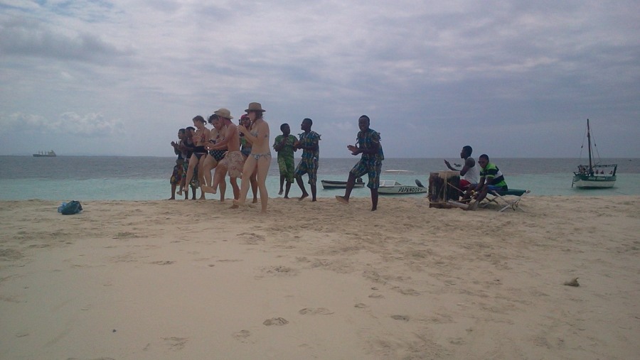 beach sports tanga sandbank  tanzania