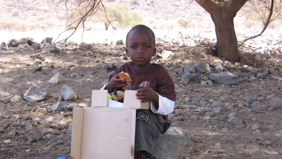 picnic on the way to lake natron