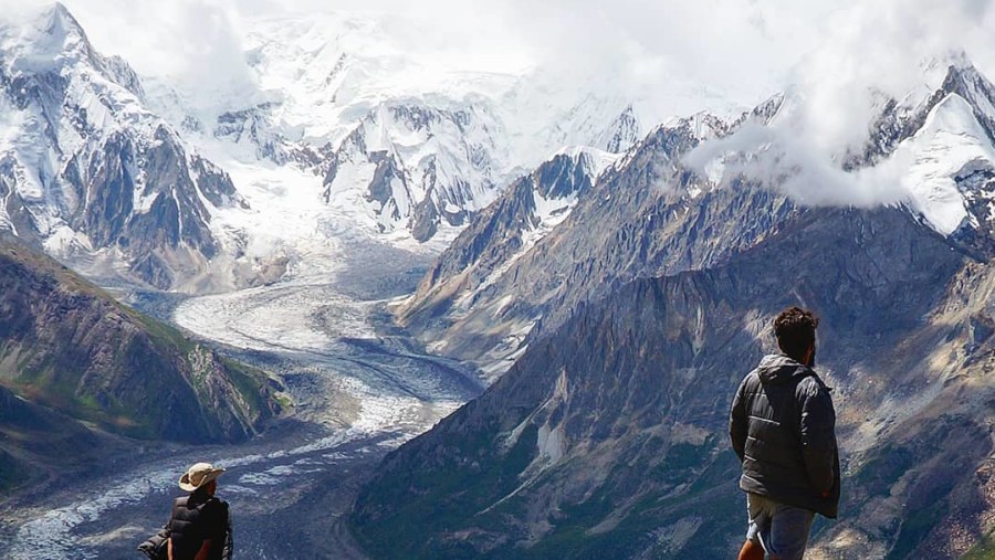 Batura glacier is one of the largest glaciers on the earth outside polar regions