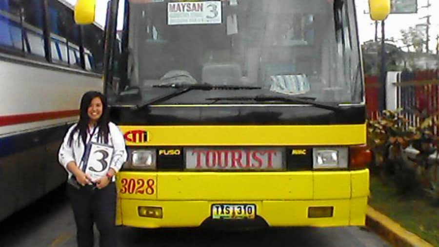 With one of the Tourist Couch Bus we used