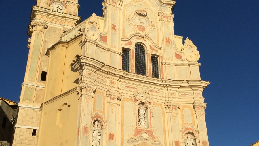 baroque church in Cervo