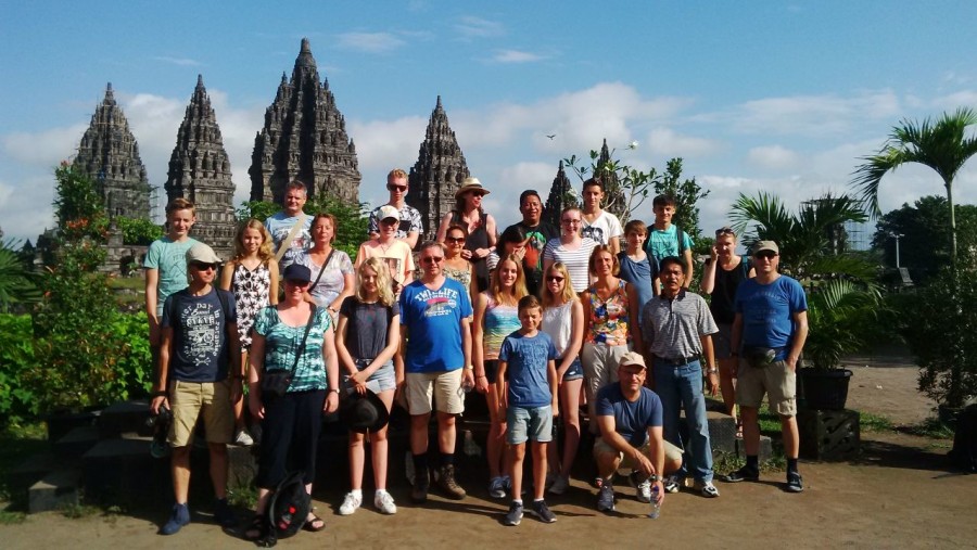 My Group at Peambanan temple Central Java.