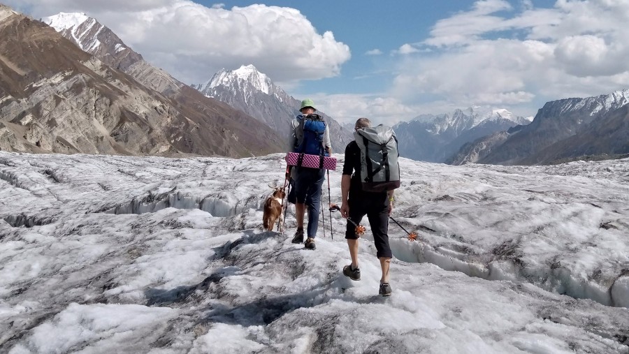 Towards Spantik Peak