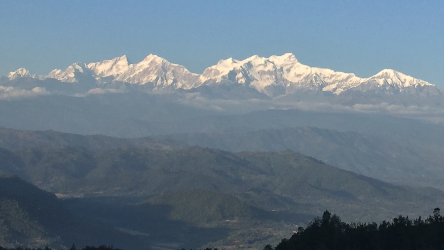 Mountain view from Bandipur village