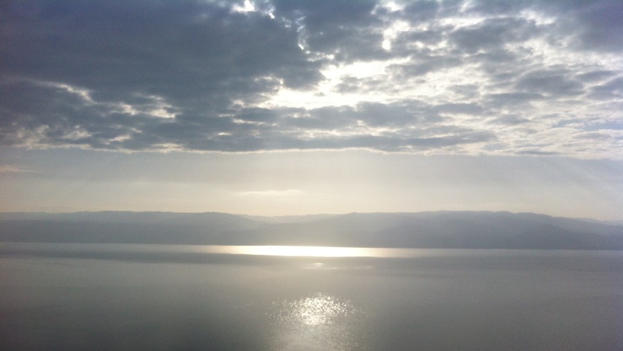 Sun rise at the Dead Sea