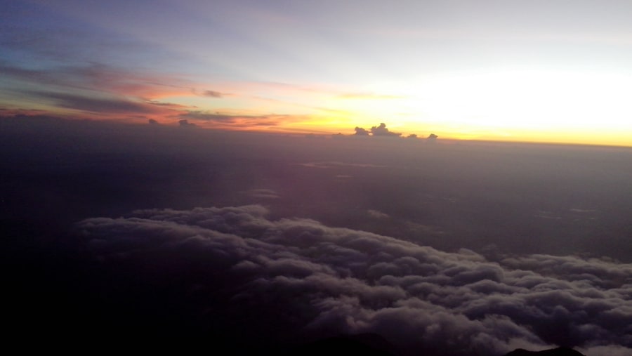 Sun Rise from Merapi