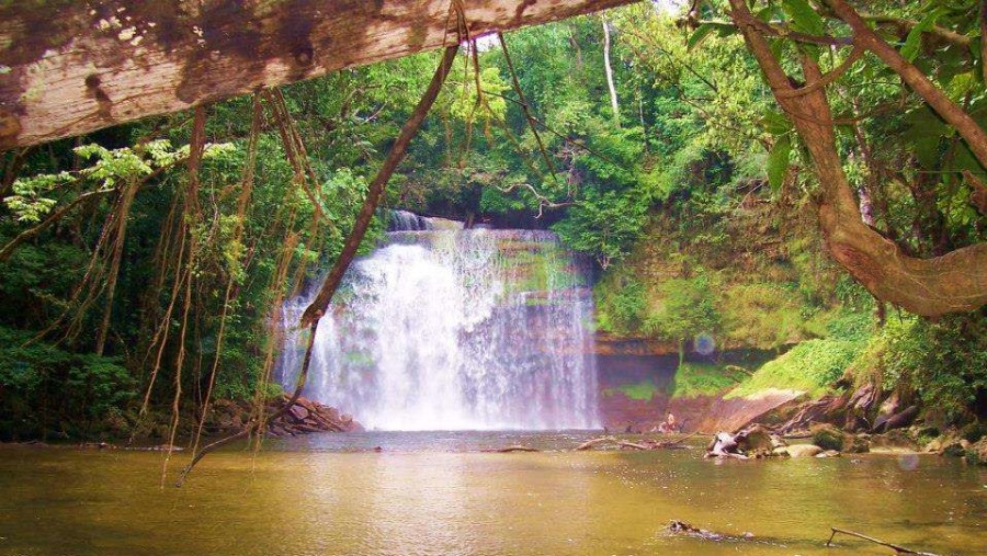 Waterfall city