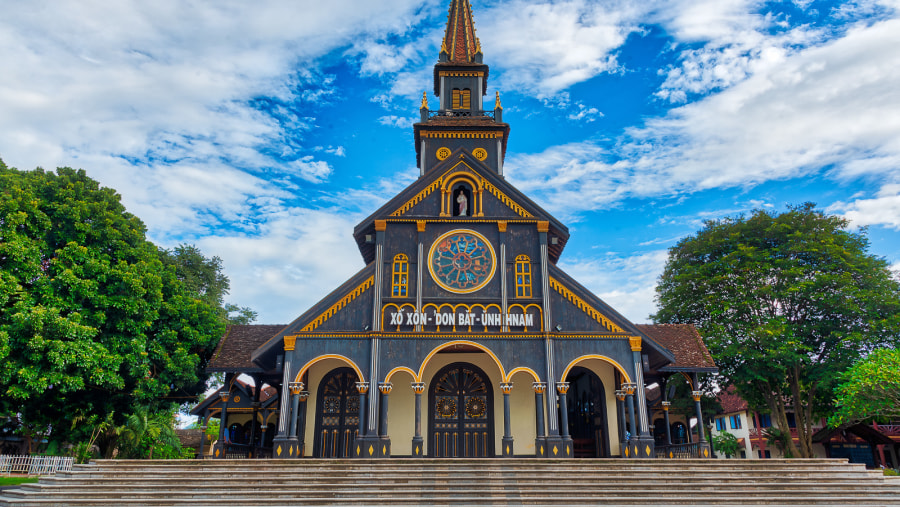 Wooden Church in Kon Tum