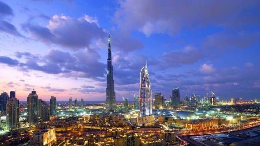 Dubai Sky View with BK