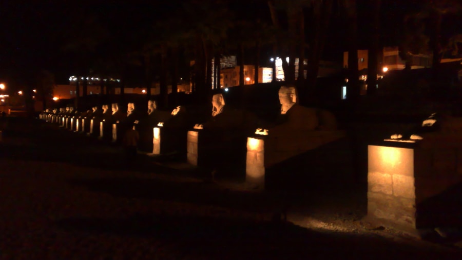 Avenue of Ram Headed Sphinxes