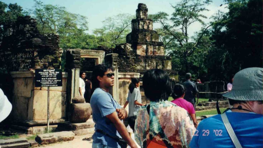 At the Archeological site with a Japanese group. Some time back..