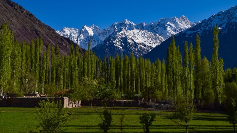 View from ghujalti Yasin 