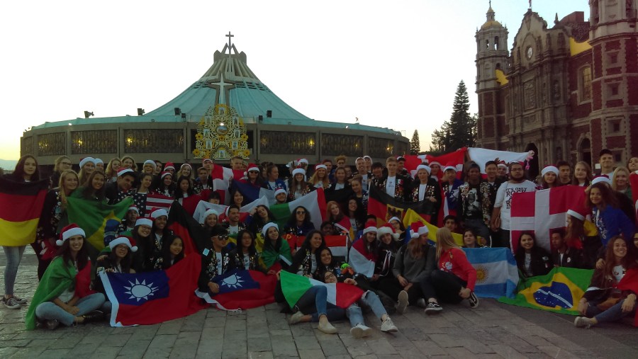 Pilgrims in  Guadalupe Church