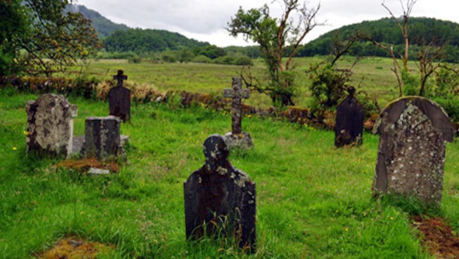 Kirks Churchyard and faerie hill