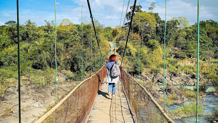 Kon Klor suspension bridge