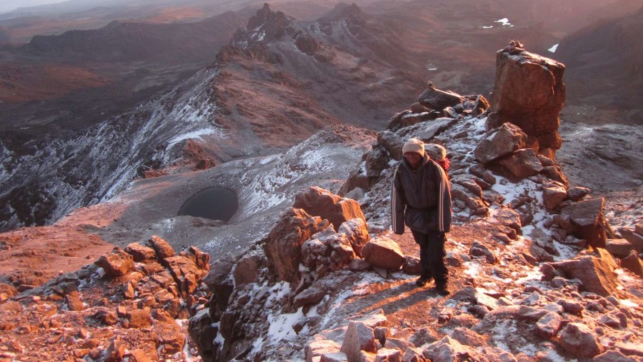 rocky ascent to austrian hut