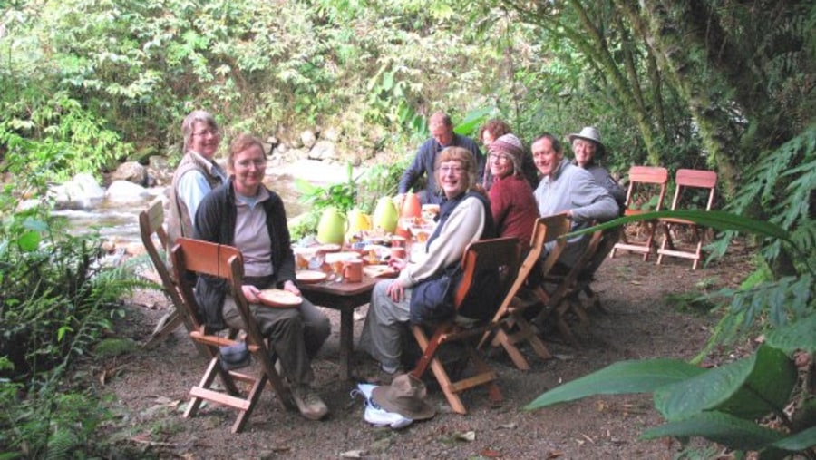 breakfast in the cloud forest