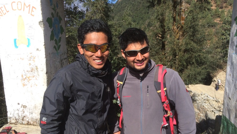 Binod is the consumate trekking guide