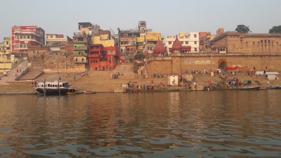 Ghat view from the boat 