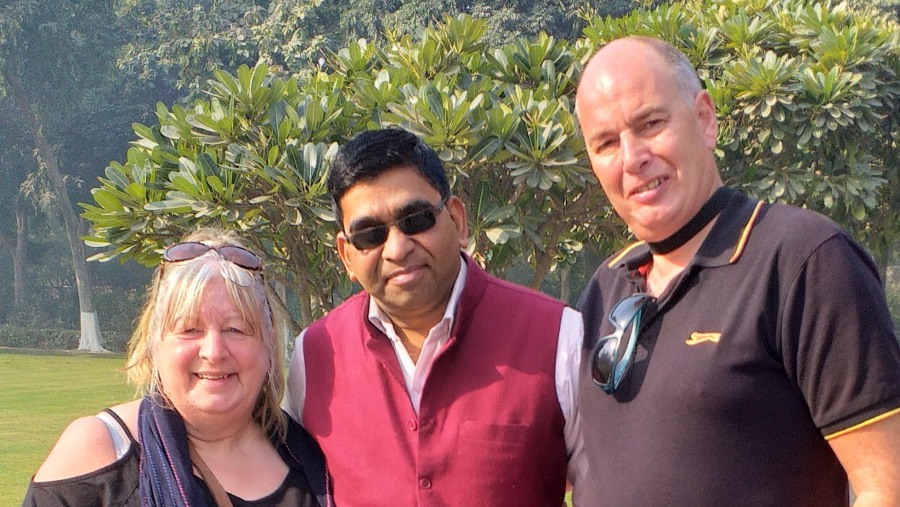 Agra  visit with guest from england