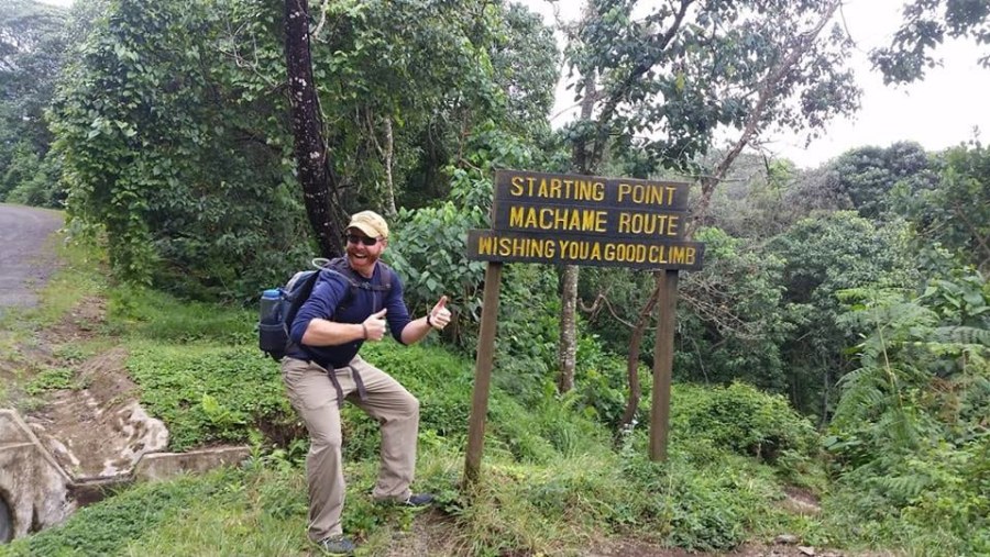 Starting point Machame route.