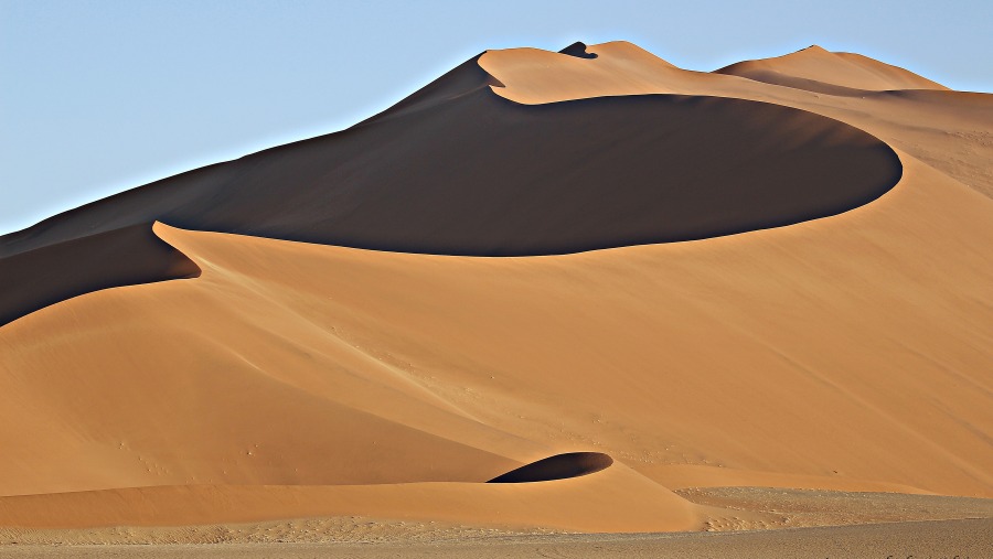 Red Sand dune in the morning