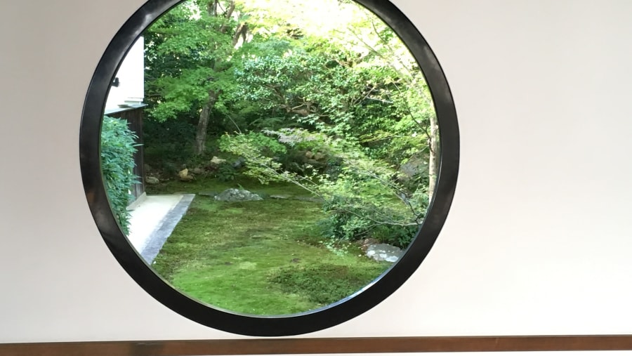 a circle window for an enlightenment