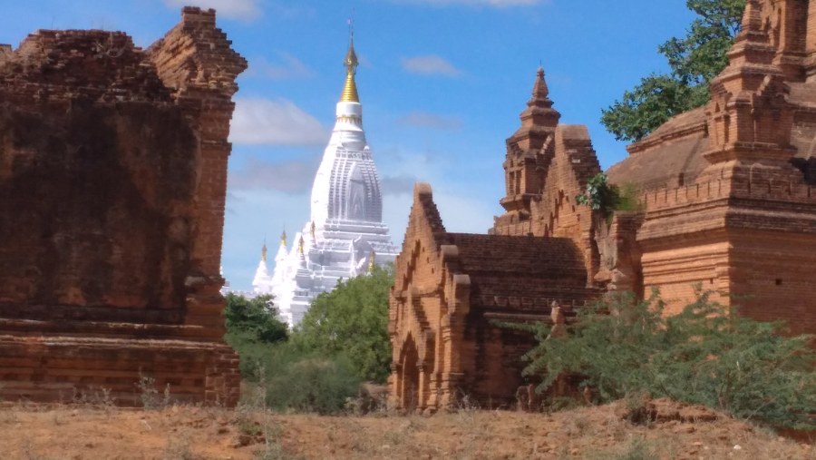 biking around ancient temples