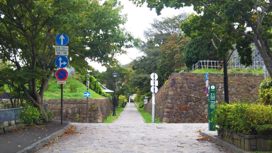 Slope between the churches