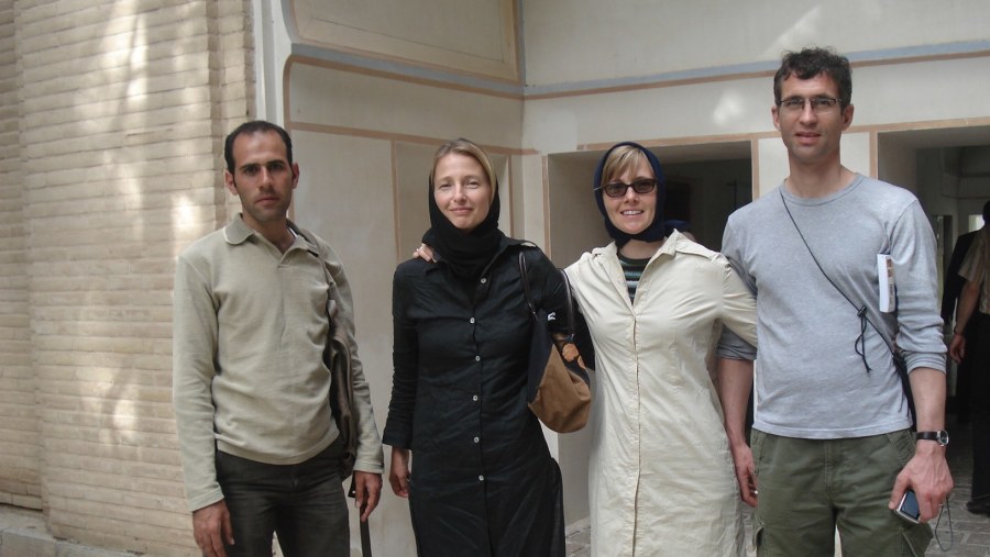 Canadian tourist in kashan